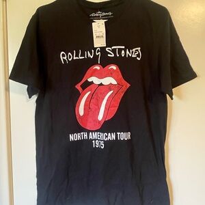 Unisex Rolling Stones Black T-Shirt